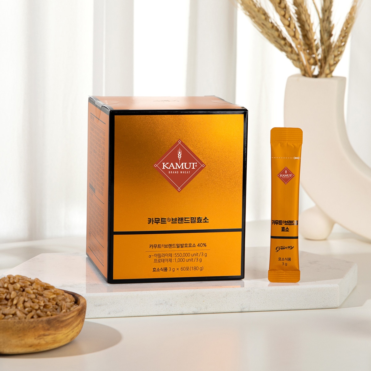 그레인온 카무트 브랜드밀 효소 3g x 60ct