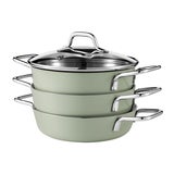 에델코첸 통 3중 스택이지 냄비 세트 4P (18cm) 에델코첸 통 3중 스택이지 냄비 세트 4P (18cm)