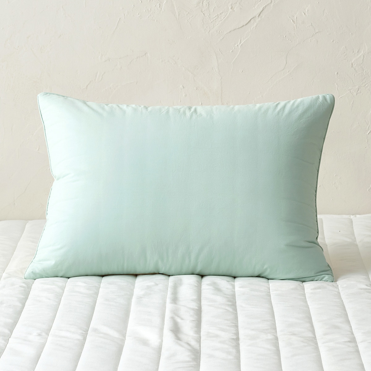 April At Home 80수 고밀도면 양면베개커버 2P 50 x 70cm - 민트+베이지