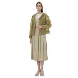 비지트 인 뉴욕 여성 시스루 메쉬 후드 점퍼