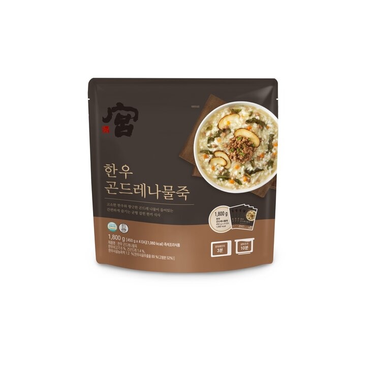 Koong Rice Porridge with Gondeure-namul & Beef 884148