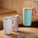 아소부 보온보냉 머그 600ml - 민트