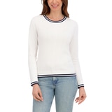 할스톤 여성 케이블 스웨터 - 아이보리, L