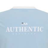 휠라 여성 링거 티셔츠 - 라이트 블루, L