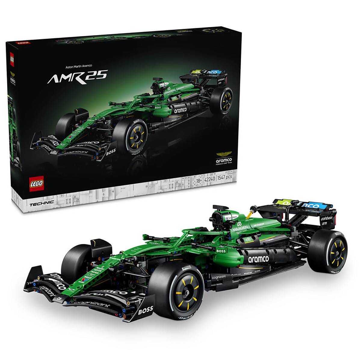 레고 테크닉 Aston Martin Aramco AMR25 F1레이스카 42240