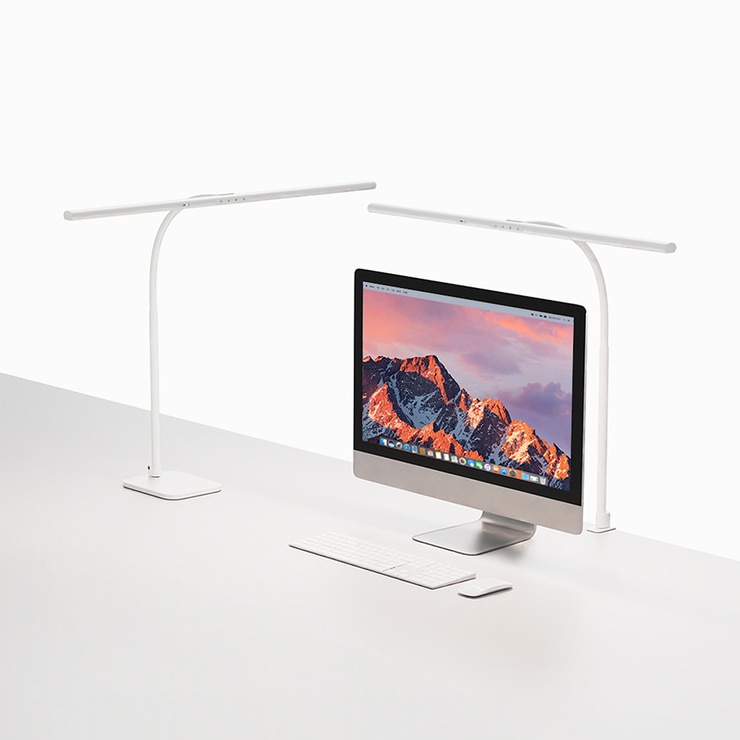 무아스 와이드 LED모션감지 스탠드(+베이스&클램프)