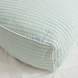 루마인 홈 피그먼트 순면 반달 쿠션 - 민트