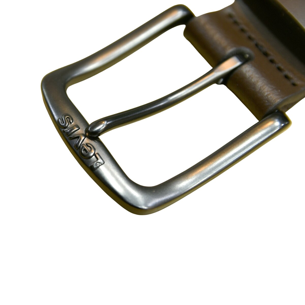 리바이스 남성 소가죽 벨트 - 브라운, 34