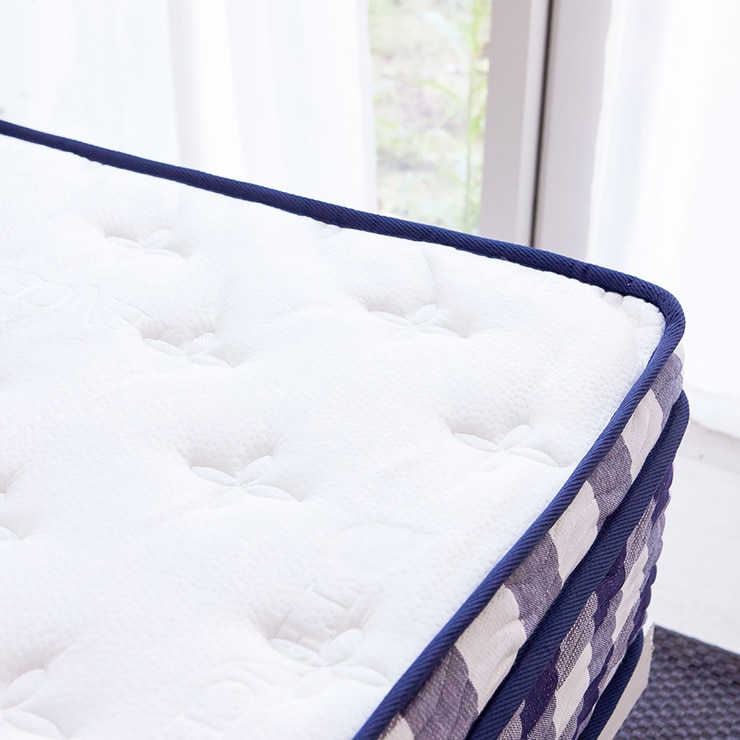 리비니아 필로우탑 롤팩 매트리스 킹 - 네이비