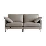 다우닝 코지 전체천연가죽 소파 3인