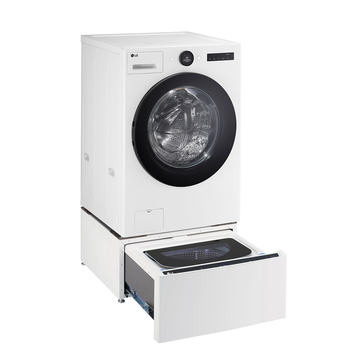 엘지 오브제 워시콤보 + 미니워시 화이트 세탁24kg+4kg & 건조15kg