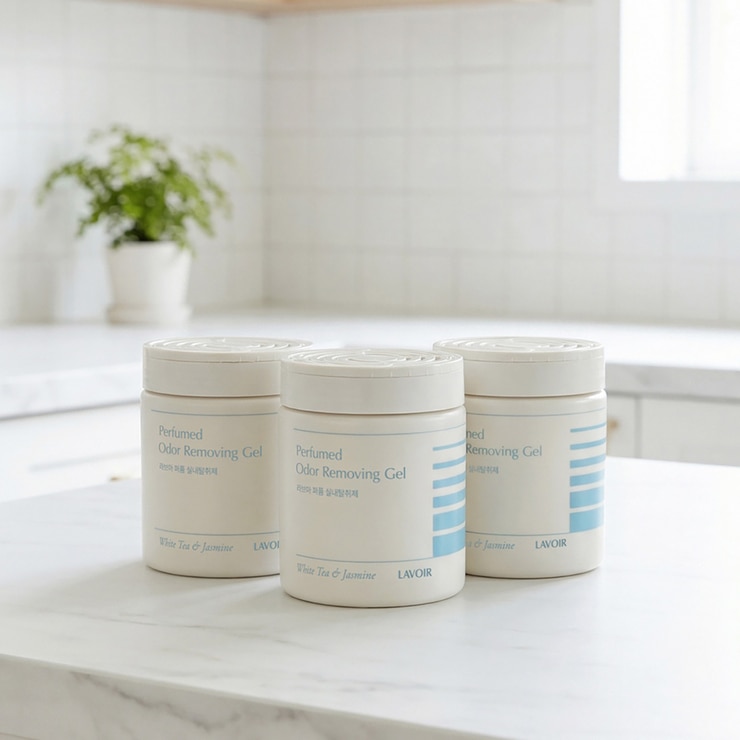 라브아 퍼퓸 실내탈취제 250g x 3 (화이트티&자스민)