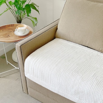 플로티나 와플 극세사 소파 패드 65x180cm