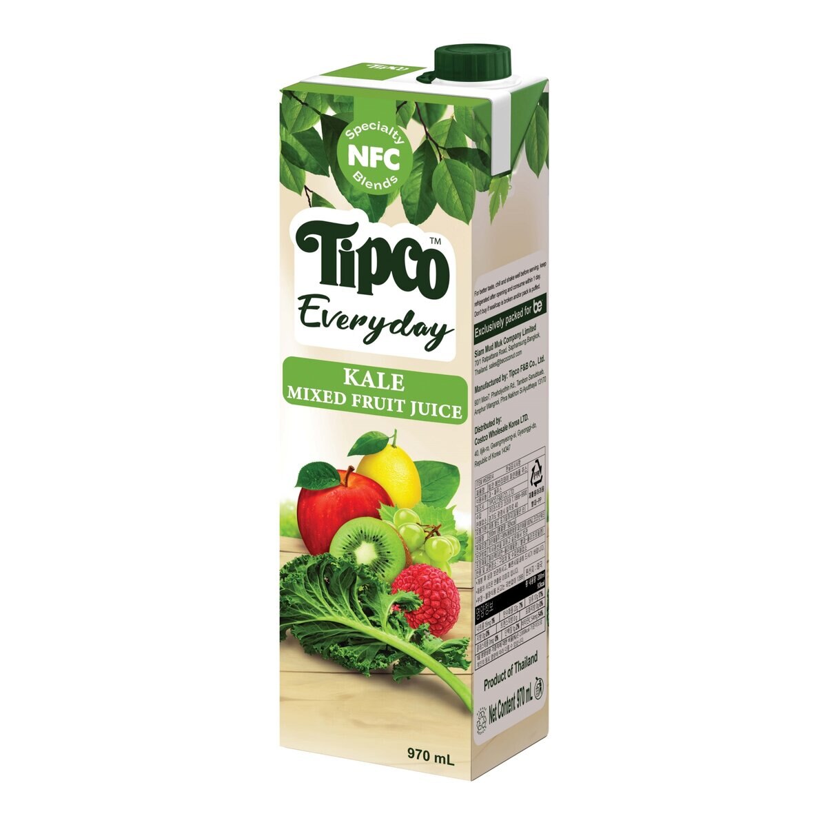 TIPCO 케일믹스과일주스 970ml x 6