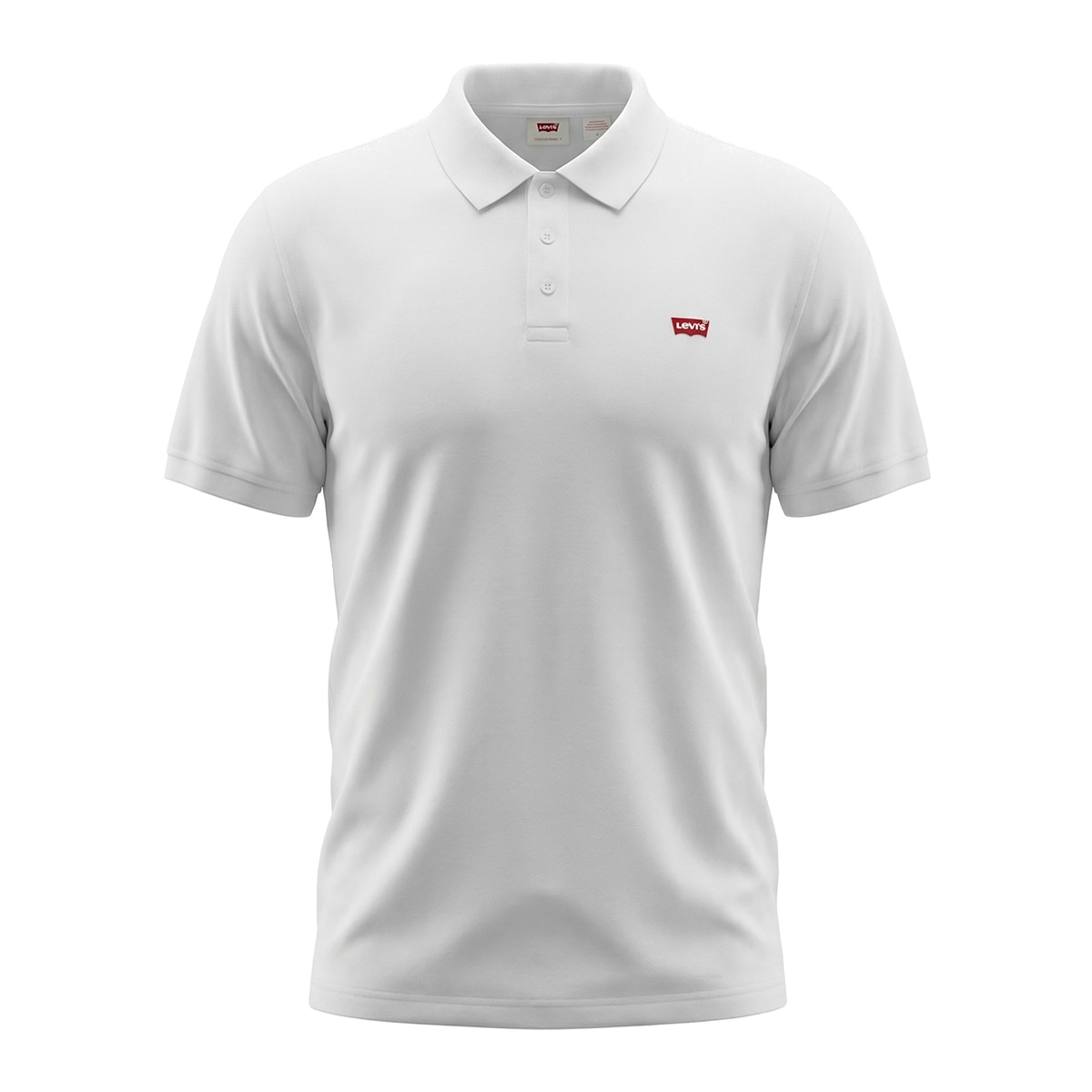 리바이스 남성 반소매 폴로 - 화이트, 95