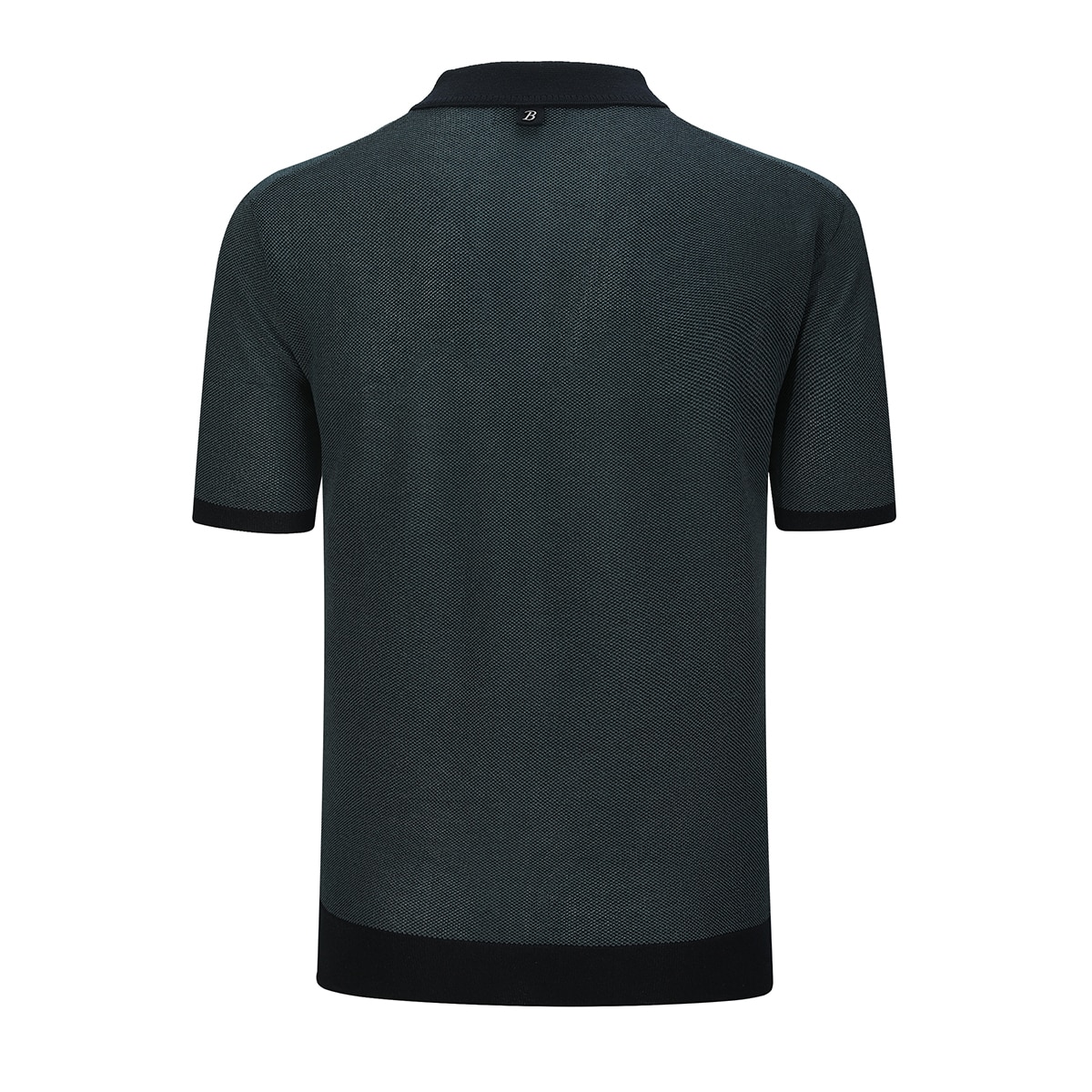 브렌우드 남성 반소매 니트 폴로 - 그린, L