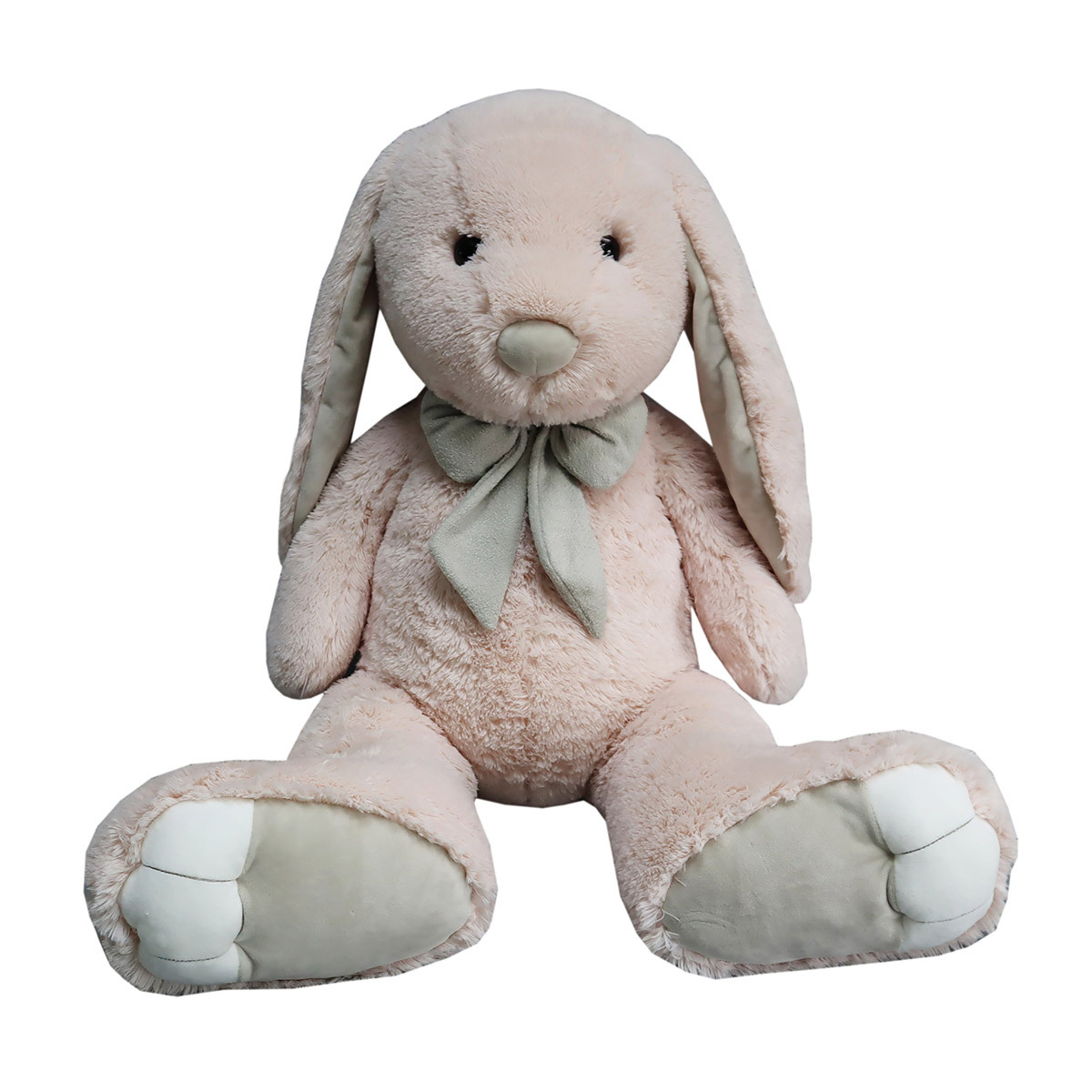 앉아있는 토끼인형 61cm - 핑크