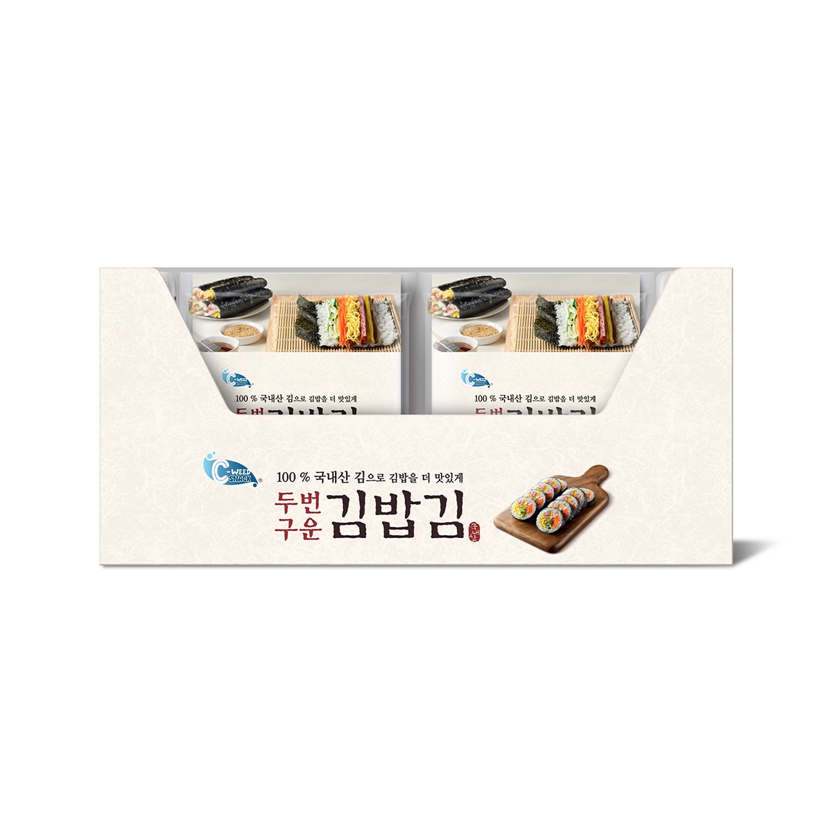 C-WEED 구운 김밥김 33g x 7 x 240