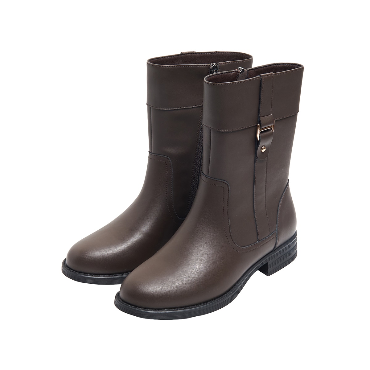 엘리자베스스튜어트 워머 하프 부츠 - 브라운 엘리자베스스튜어트 워머 하프 부츠 - 브라운