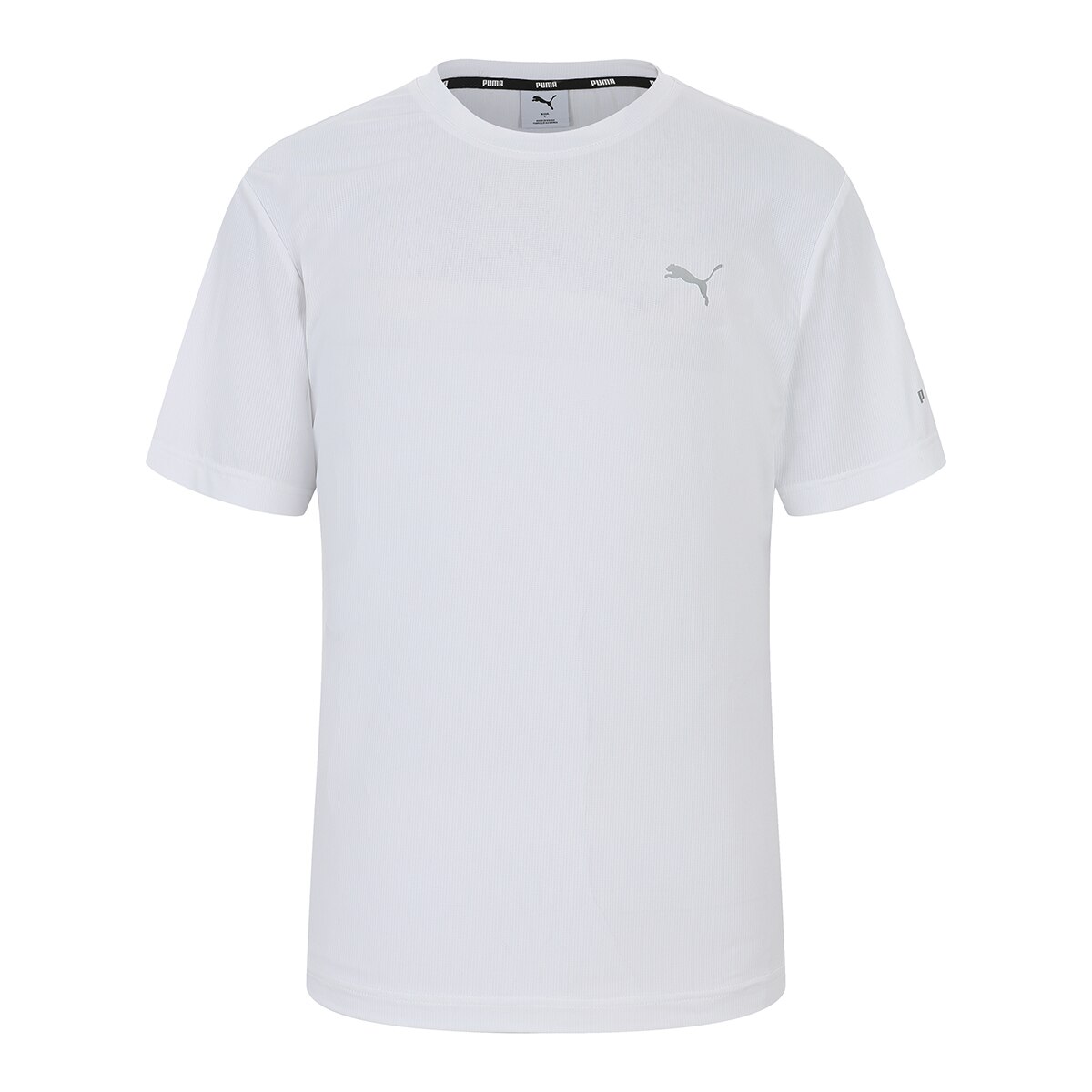 푸마 남성 반소매 러닝 티셔츠 - 화이트, XL