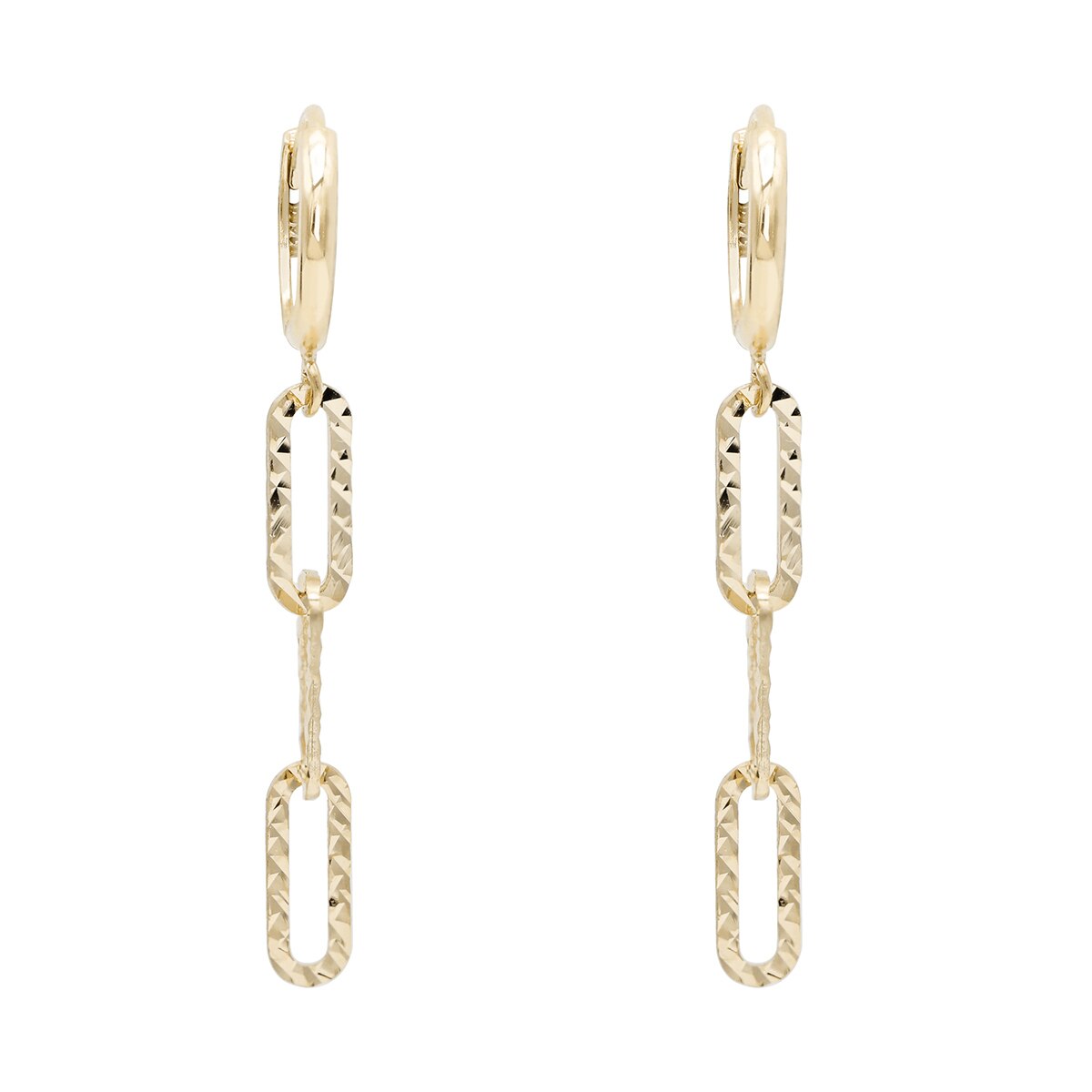 클라베드제이 14K 골드 귀걸이 헤이즐 - 옐로우 골드