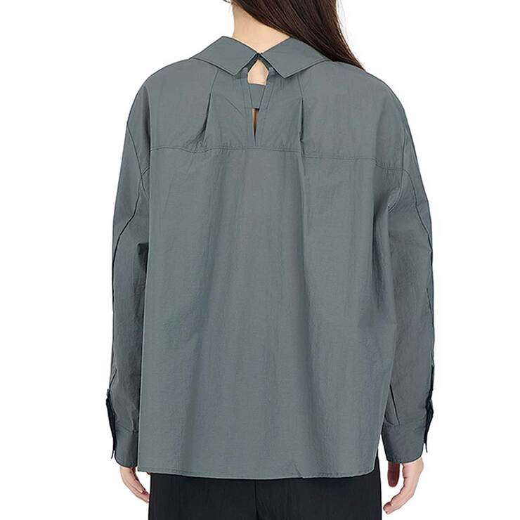 코데즈 컴바인 여성 루즈핏 셔츠 - 카키, S/M