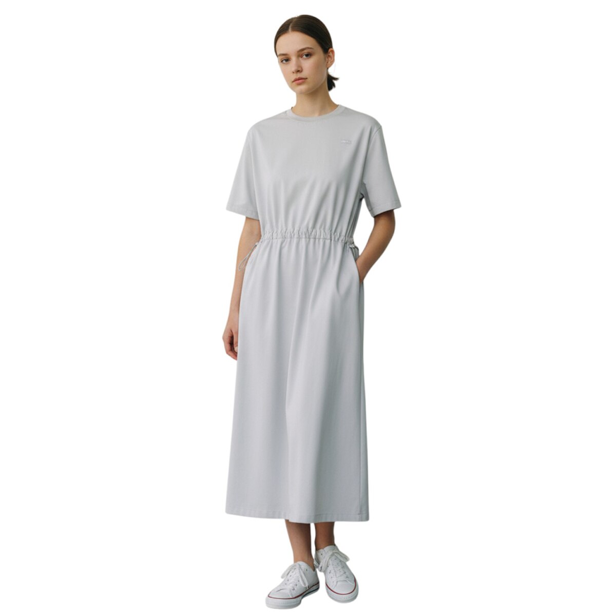 네파 여성 우븐 롱 원피스 - 미스트, L