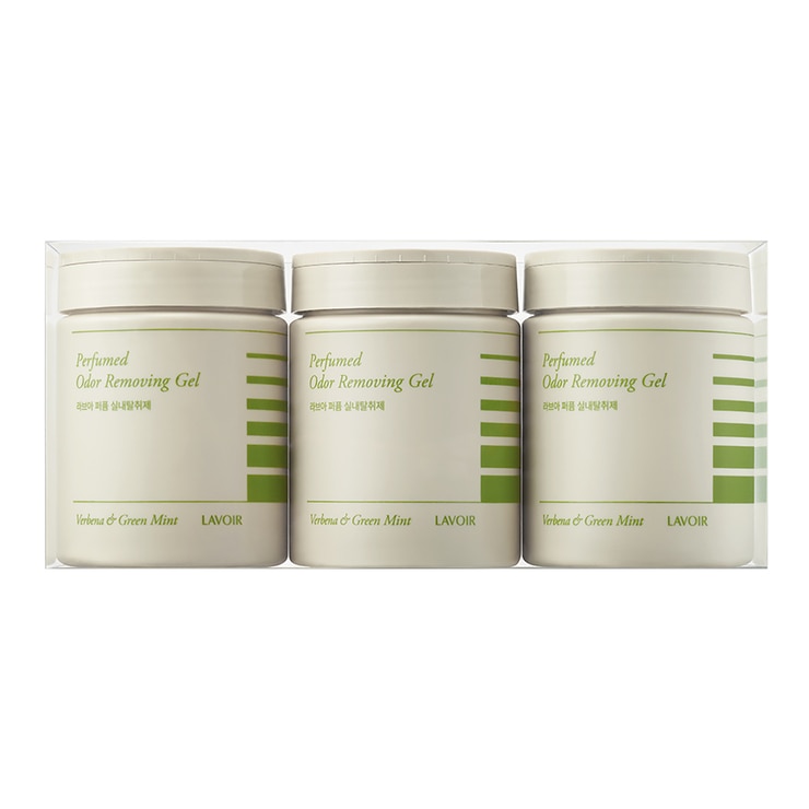 LAVOIR Perfumed Odor Removing Gel 250g x 3(Verbena & Green mint) 685447