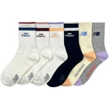 뉴발란스 여아동 양말 6족 - B팩, L(20~22cm)