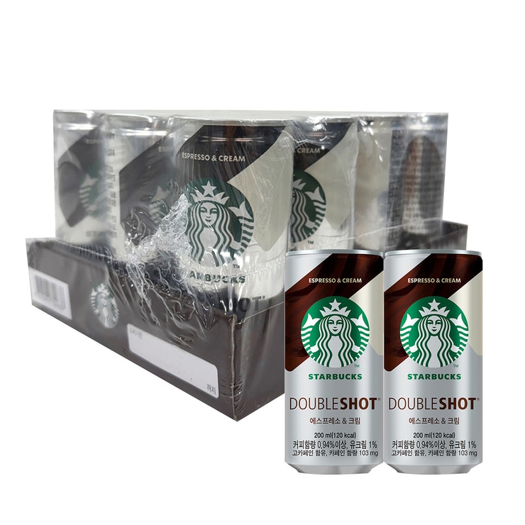 Starbucks Doubleshot Espresso&Cream 275mlx12 565631