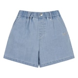 베네통 키즈 데님 반바지 - 여아라이트인디고