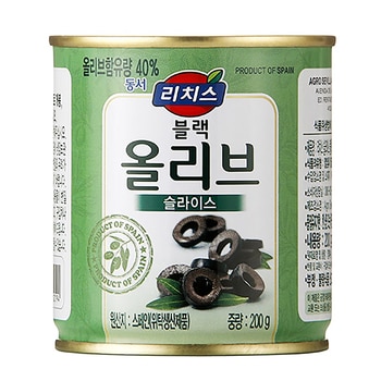 리치스 블랙 올리브 200g x 12