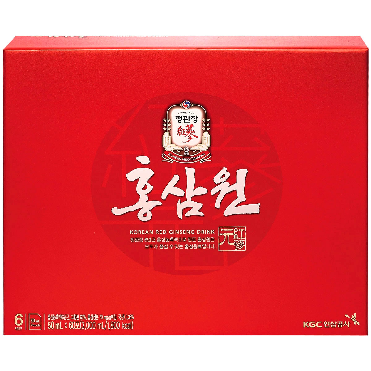 정관장 홍삼원 50ml x 60포 x 5