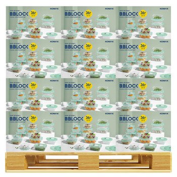 코멕스 비비락 보관용기 36P x 60박스