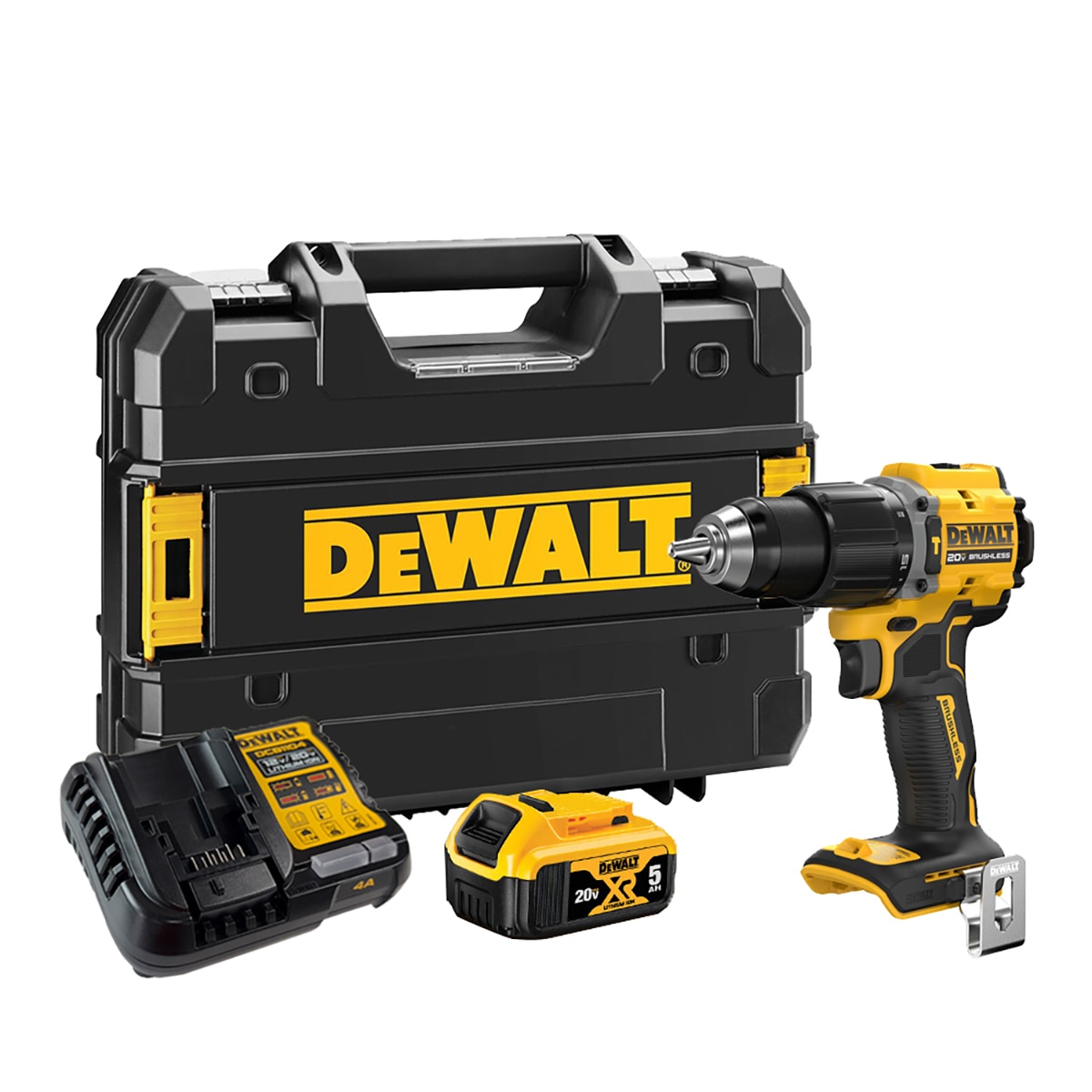 디월트 20V 브러쉬리스 햄머드릴 세트 (배터리 1)