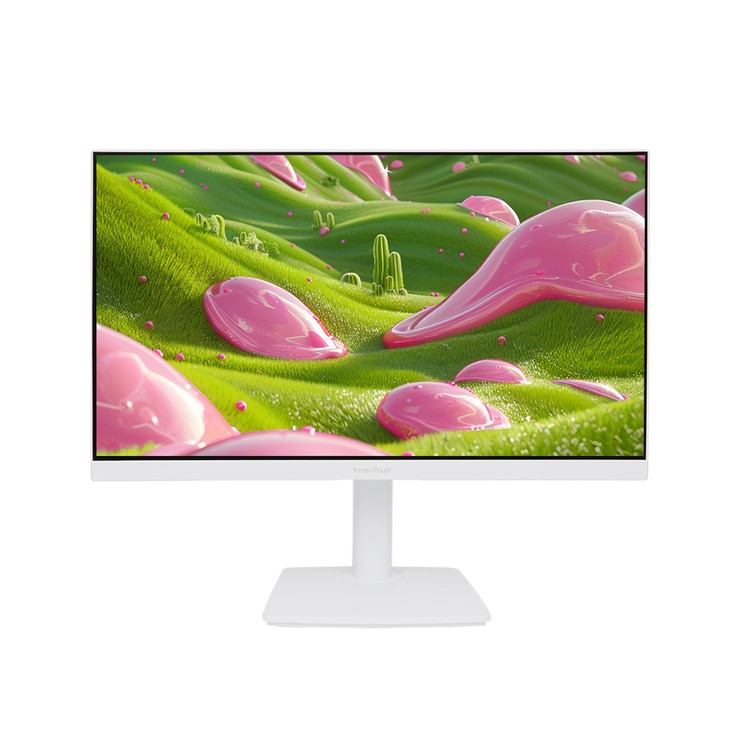 InterPixel FHD Pivot White Monitor