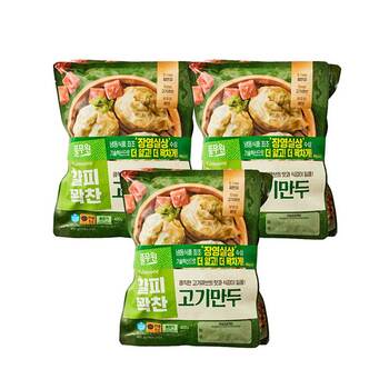 얇은피 고기만두 400g x 2 x 3 (2400g) 얇은피 고기만두 400g x 2 x 3 (2400g)