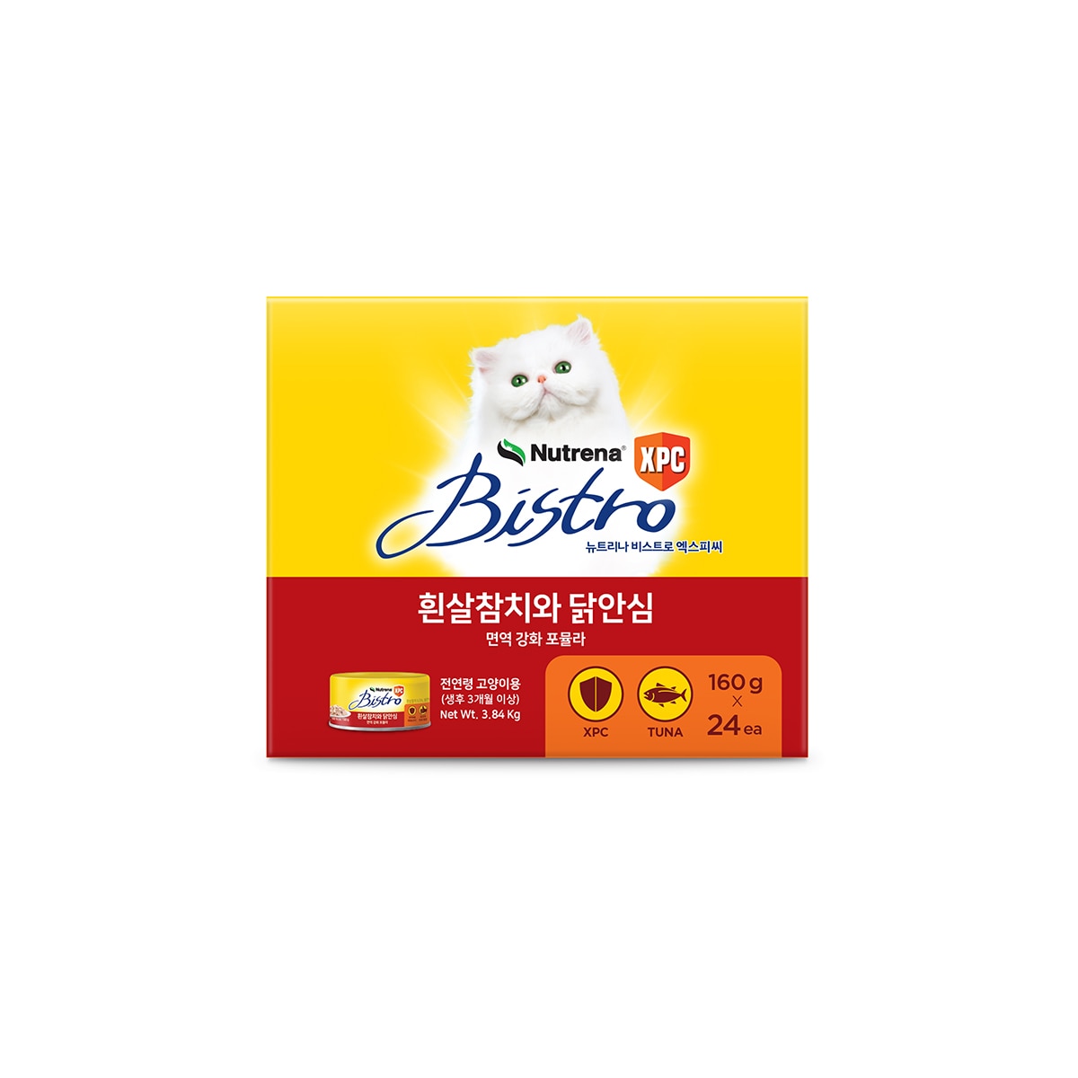 뉴트리나 비스트로 애묘용 캔사료 160g x 24