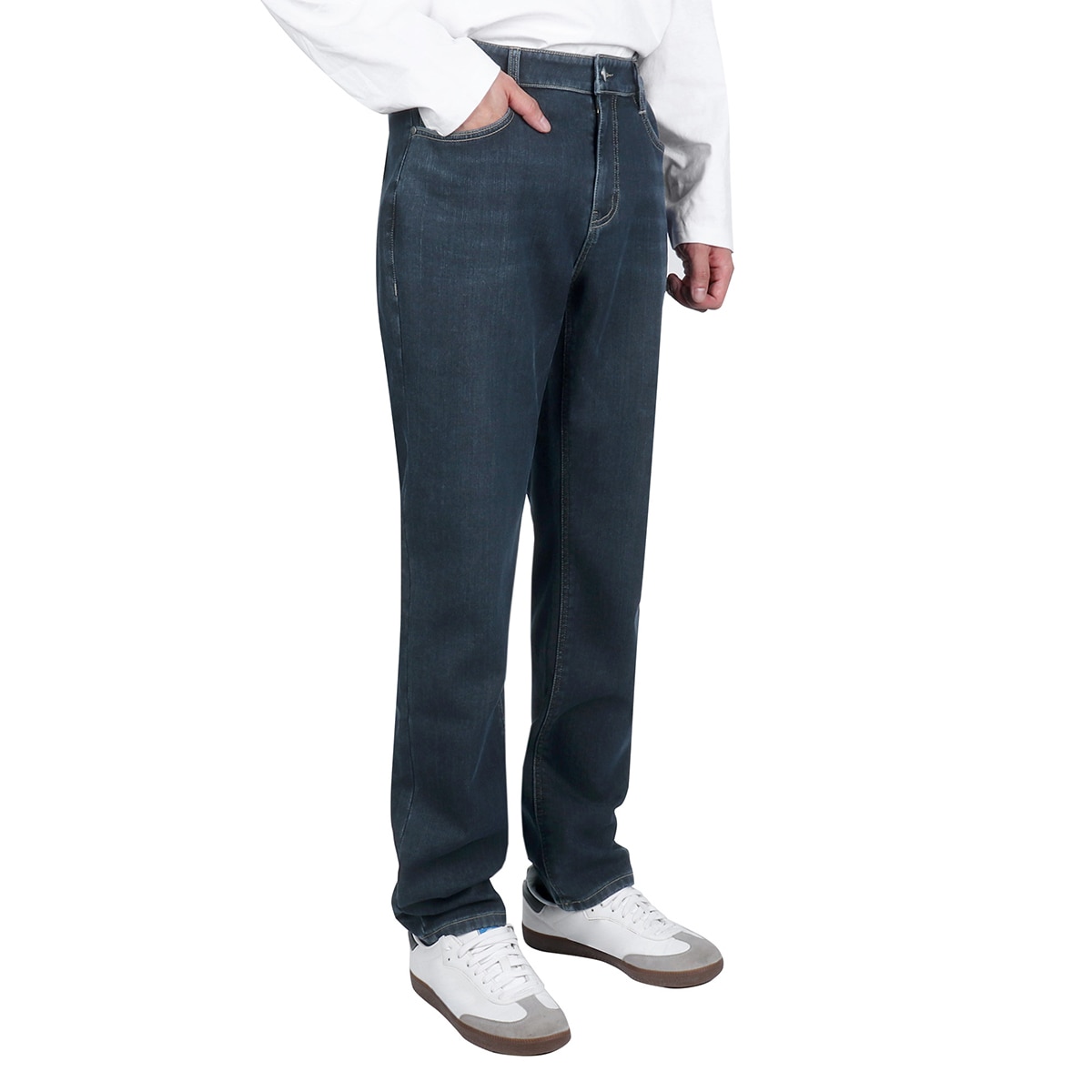 케네스콜 남성 본딩 청바지 - 미디움 인디고