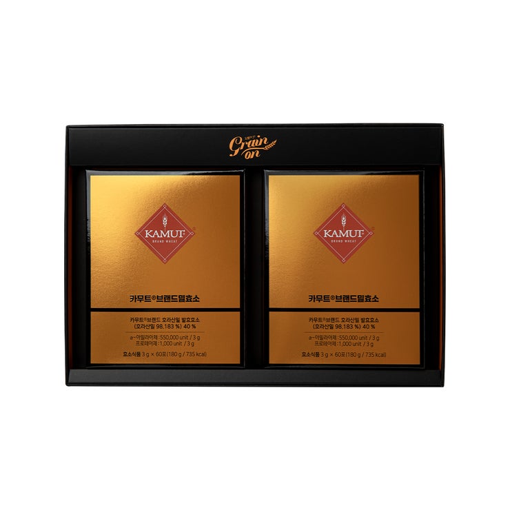 그레인온 카무트 브랜드밀 효소 선물세트 60포 x 2