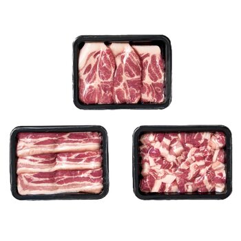 제주 흑돼지 삼겹살 로스 + 목심 로스 + 찌개 1.6kg