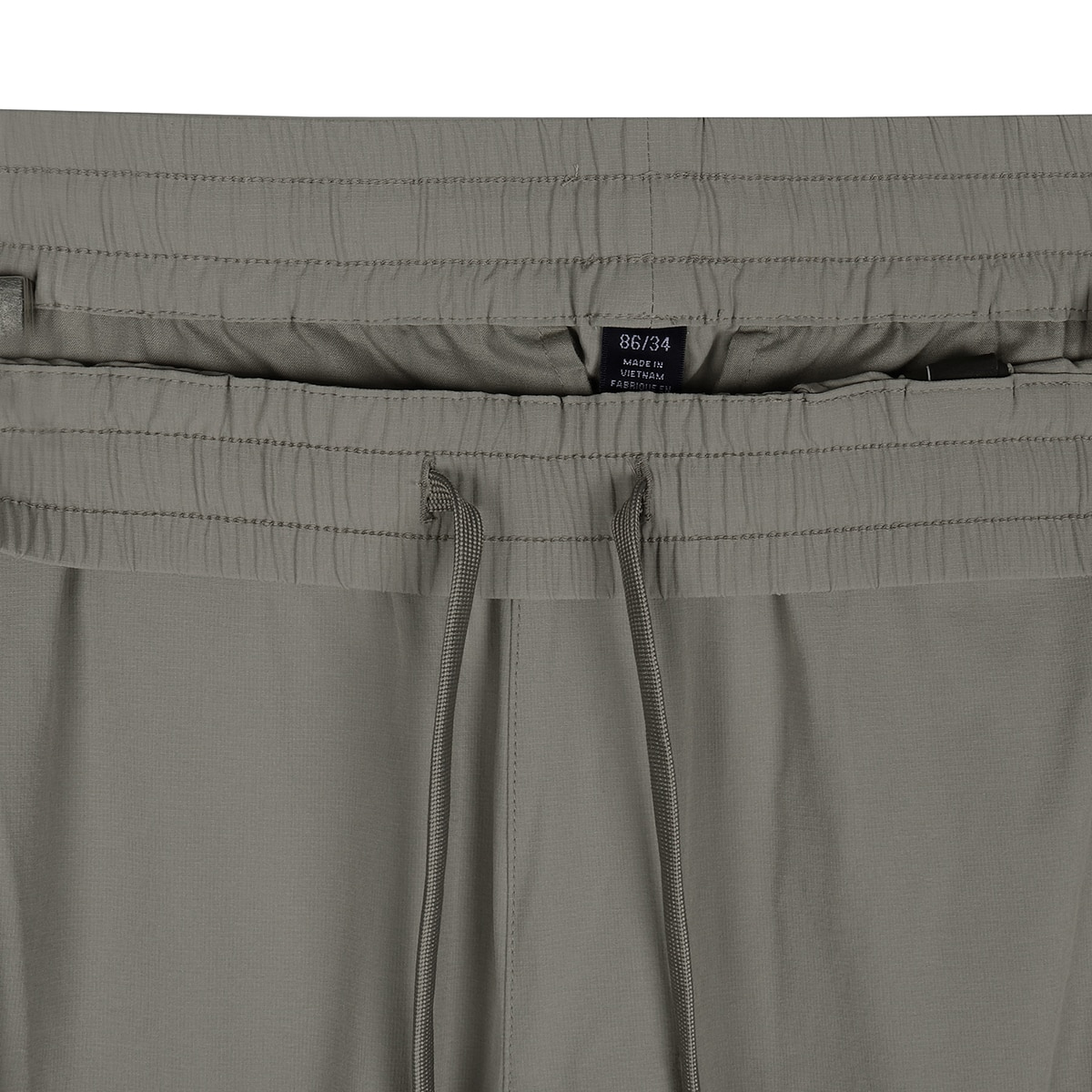 케네스콜 남성 나일론 스판 바지 - 카키, 36