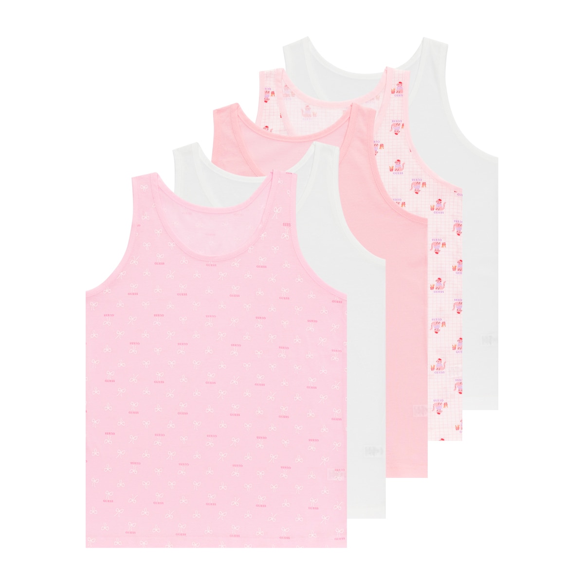 게스 여아 런닝 5매 - A팩, 80