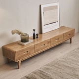 핀란디아 마로네 거실장 (2100)