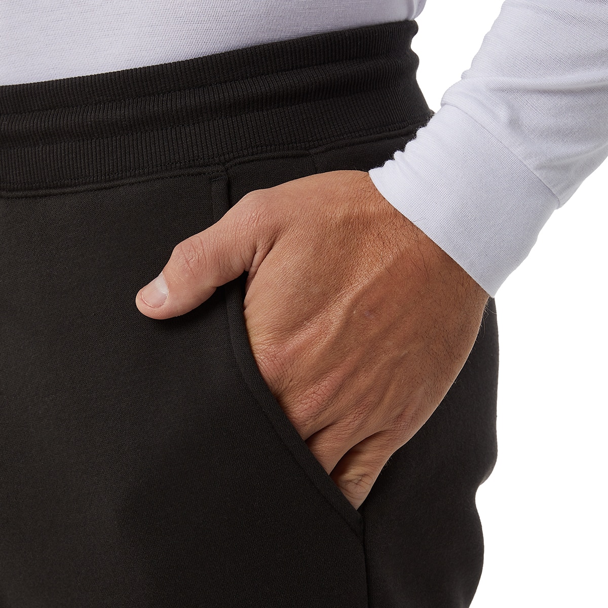 32 도 남성 조거 바지 - 블랙