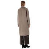 비지트 인 뉴욕 여성 캐시미어혼방 구스안감 코트 - 베이지, L