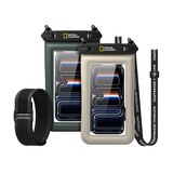 내셔널지오그래픽 스마트폰 방수팩 2개 - 베이지그린 내셔널지오그래픽 스마트폰 방수팩 2개 - 베이지그린