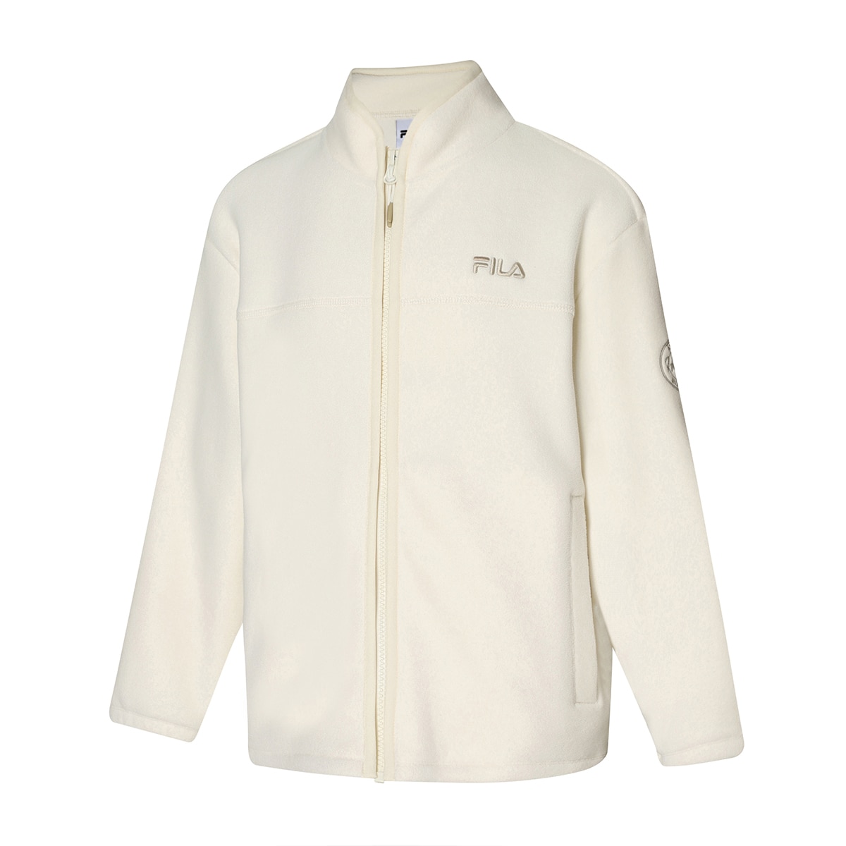 휠라 키즈 보아 플리스 자켓 - 아이보리, 145 휠라 키즈 보아 플리스 자켓 - 아이보리, 145