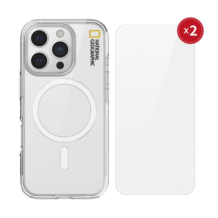 National Geographic Clear Case for iPhone 16 Pro