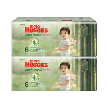 하기스 네이처메이드 밤부 팬티형 6단계 38 x 2